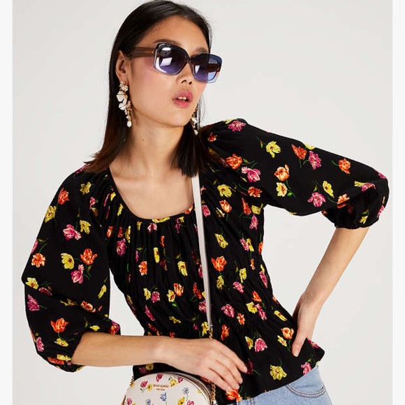Kate Spade Tulip Toss Riviera Top - Picture 1 of 15